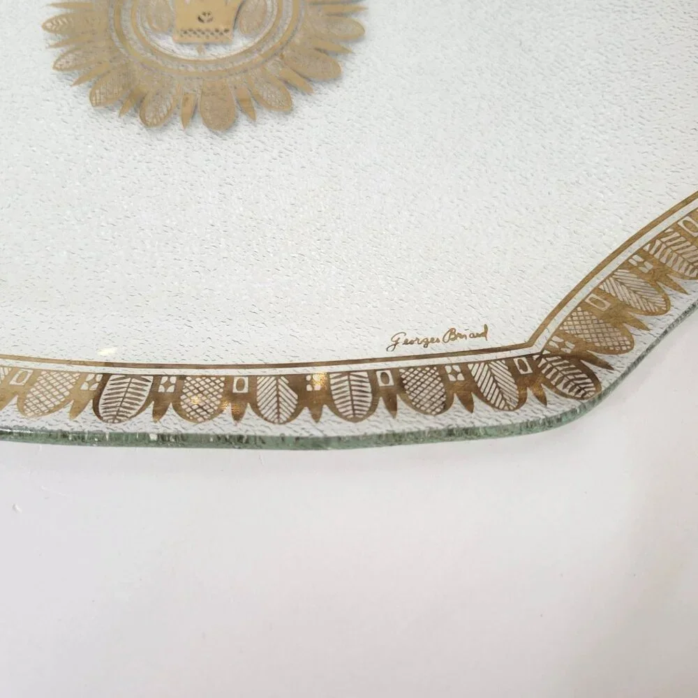 Georges Briard MCM Glass Serving Trays - Picture 4 of 8